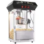 Popcorn Maker, 850W Popcorn Popper Machine, 8 Oz Kettle Makes 48 Cups per Batch, Countertop Popcorn Maker with Tempered Glass, I