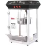 Popcorn Maker, 850W Popcorn Popper Machine, 8 Oz Kettle Makes 48 Cups per Batch, Countertop Popcorn Maker with Tempered Glass, I
