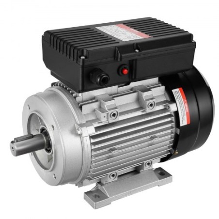 1,1 kW elektrisk motor 2800 o / min 220 ~ 240V 7,1a 1-fase 24mm nøgleaksel