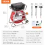 Sewer Camera, 328 ft/100m, Self-Leveling Drain Camera with 10.1" Touchscreen, 512Hz Transmitter & Distance Counter, IP67 Snake P