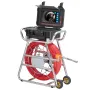 Sewer Camera, 328 ft/100m, Self-Leveling Drain Camera with 10.1" Touchscreen, 512Hz Transmitter & Distance Counter, IP67 Snake P
