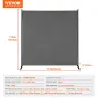 6ft Room Divider Single Panel Fabric Room Screen til Office