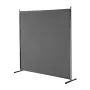 6ft Room Divider Single Panel Fabric Room Screen til Office