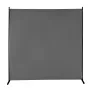 6ft Room Divider Single Panel Fabric Room Screen til Office