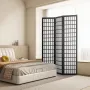 Room Divider, 3 Panel Japanese Room Divider, Wood Folding Privacy Screen Indoor, Japanese Partition Dividers Portable Decoration