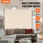 Room Divider, Single Panel Room Divider, 6FT Privacy Screen Indoor, Partition Divider for Room Separation, Freestanding Room Div