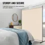 6ft Room Divider Single Panel Fabric Room Screen til Office