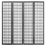 Room divider japansk vægdelere 4 panel skærm til rumskilt