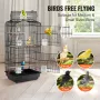 41-inch Open Top Large Parrot Bird Cage, Hanging Bird Cage for Parakeets Finches Canaries Lovebirds Cockatiels Budgies Small Qua