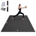 Øvelse Mat Non Slip Yoga Mat Gym Fitness Pilate Træning Mat (6x4ft)