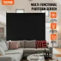 6ft Room Divider Single Panel Fabric Room Screen til Office