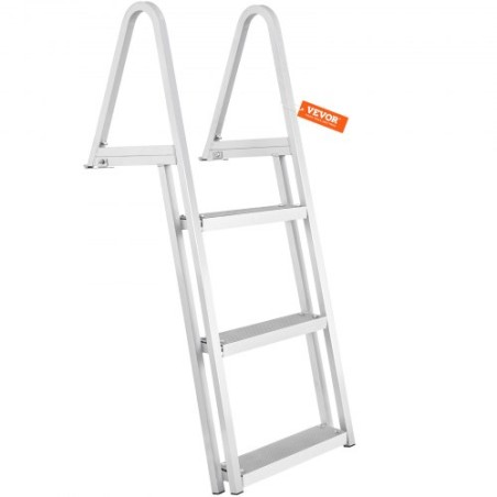 3-step ladder 159 kg boat ladder removable 610 x 455 x 1225 mm