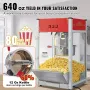 Popcorn Popper Machine Countertop Popcorn Maker 1440W 12 oz 80