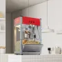 Popcorn Maker, 1440W Popcorn Popper Machine, 12 Oz Kettle Makes 80 Cups per Batch, Countertop Popcorn Maker with Tempered Glass,