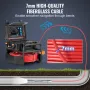 Sewer Camera, 165 ft/50m, Self-Leveling Drain Camera with 10.1" Touchscreen, 512Hz Transmitter & Distance Counter, IP67 Snake Pl