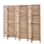 Wood Room Divider, 6 Panel Wood Folding Privacy Screen, 66.9 Inches Tall Indoor Louvered Partition Divider, Portable Decoration 