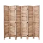 Wood Room Divider, 6 Panel Wood Folding Privacy Screen, 66.9 Inches Tall Indoor Louvered Partition Divider, Portable Decoration 