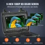 Sewer Camera, 165 ft/50m, Self-Leveling Pipeline Inspection Camera with 9" 1080P HD Screen, 36X Zoom, IP68 Waterproof Plumbing C
