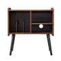Record Player Stand 2-lags træplade Stand 3 Cabinets Black &