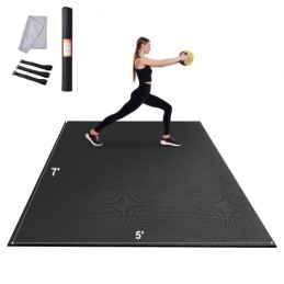 Exercise Mat Non Slip Yoga Mat Gym Fitness Pilate Workout Mat (7x5ft)