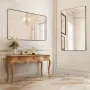 Wall Mounted Makeup Mirror, 0.15" Thick, 30" x 40" Mirror with Aluminium Alloy Frame & Explosion-Proof Film, Scratch-Resistant M