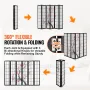 Room divider japansk rumskærm divider 6 panel til rumskilt
