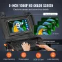 Sewer Camera, 230 ft/70m, Self-Leveling Drain Camera with 512Hz Transmitter, Distance Counter, 9" Screen 1080P HD Snake Plumbing