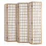 Room Divider, 6 Panel Japanese Room Divider, Wood Folding Privacy Screen Indoor, Japanese Partition Dividers Portable Decoration