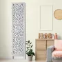 Wood Room Divider, 6 Panel Wood Folding Privacy Screen, 66.9 Inches Tall Indoor Carved Partition Divider, Portable Decoration Sc