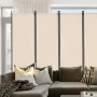 Room divider 6 paneler stofrum privatlivsskærm til kontor