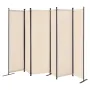 Room Divider, 6 Panels Room Divider, Folding Privacy Screen and Portable Partition Divider for Room Separation, Freestanding Roo