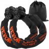 Soft Shackle Synthetic Recovery Rope 2PCS 1/2"x22" 44092lbs Break Strength