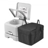 Portable Toilet Flush Travel Camping 3.2 Gal Commode Potty Outdoor Indoor