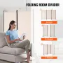 Room Divider, 3 Panels Room Divider, Folding Privacy Screen and Portable Partition Divider for Room Separation, Freestanding Roo