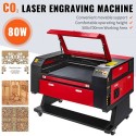 80W Laser Engraver 500x700mm Laser Engraving Cutting Machine CO2 Laser Engraver USB Interface for DIY Engraving