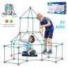 Tent Fort Building Kit for Kids STEM Construction Toy Set Castle 120PCS