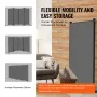 Room Divider, 4 Panels Room Divider, Folding Privacy Screen and Portable Partition Divider for Room Separation, Freestanding Roo