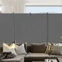 Room divider 4 paneler stofrum privatlivsskærm til kontor