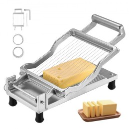 Cheese Cutter with Wire Cheeser Butter Cutting 0.39" & 0.78" Cheese Slicer