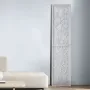 Wood Room Divider, 4 Panel Wood Folding Privacy Screen, 66.9 Inches Tall Indoor Carved Wooden Partition, Portable Decoration Scr