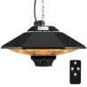 Hanging Patio Heater 2000W Remote Control Electric Space Heater