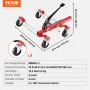 Wheel Dolly, Max Capacity 1500 Lbs Car Dolly, Car Jack Dolly Lifter with 360° Rotatable Wheels, Heavy Duty Vehicle Positioning R
