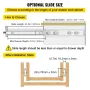 Heavy Duty Drawer Slides 2PCS Drawer Slides 76.2 cm Locking Drawer Slides 113.4 kg Capacity Heavy Duty Slides Three Section Full