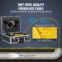 Sewer Camera 2987 cm Self-Leveling Duct Camera with 512Hz Locator 36X Zoom