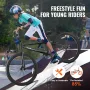 BMX Bike, 24-Inch Wheel Freestyle Bike, BMX Race Bike with 4 Pegs, Beginner-Level BMX to Advanced Riders, BMX Bicycles for Teen 