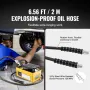Lufthydraulisk pumpe 10000 psi, 1,6L olietank, 340 L/min