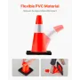 Sikkerhedskegler Trafikkegler 18 "Orange Reflekterende kraver