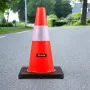 Sikkerhedskegler Trafikkegler 18 "Orange Reflekterende kraver