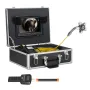 Sewer Camera with 512Hz Locator, 165 ft/50 m, 9" Drain Inspection Camera with Self-Leveling, 36X Zoom, Plumbing Camera with Ligh