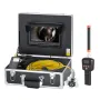 Sewer Camera with 512Hz Locator, 165 ft/50 m, 9" Drain Inspection Camera with Self-Leveling, 36X Zoom, Plumbing Camera with Ligh